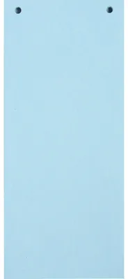 Image de Exacompta 12x 100 fiches intercalaires 105x240mm Bleu clair 13415B