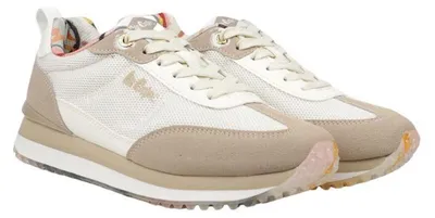 Image de Lee Cooper - Baskets à logo pour femmes PP10773 (41 EU) (beige/blanc)