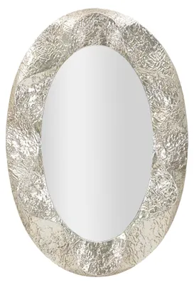 Produktbild von Dmora - Spiegel, 88x128h cm Silber, Rahmen mit Materialeffekt