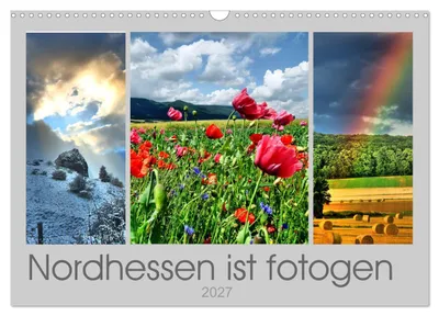 Produktbild von Nordhessen ist fotogen (Wandkalender 2027 DIN A3 quer), CALVENDO Monatskalender
