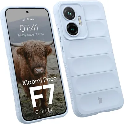 Produktbild von Robuste Handyhülle für Xiaomi POCO F7, Bizon Case Tur, Hellblau