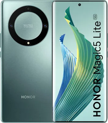 Produktbild von Honor Magic5 Lite 16,9 cm (6.67") Dual-SIM Android 12 5G USB Typ-C 6 GB 128 GB 5100 mAh Grün