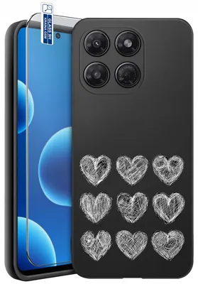 Productafbeelding van Hoesje voor de Motorola Moto G37, met designs | Siliconen hoesje + beschermend glas 9H