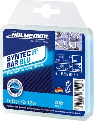 Produktbild von Holmenkol Syntec Ff Bar-8°c/-15°c 2x35 Gr Wachs Blau Blau One Size