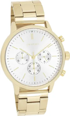 Produktbild von Oozoo Herren Uhr Analog Quarzuhr Armband gold Timepieces D2UOC11407