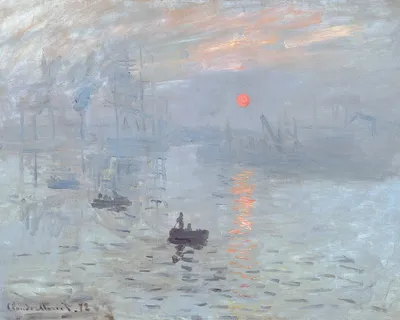 Produktbild von Claude Monet Kunstdruck Bild - Impression, Sonnenaufgang, 1872 (40 x 50 cm)