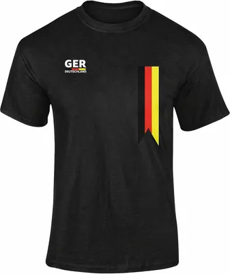 Produktbild von Deutschland Trikot WM 2026 - T-Shirt Herren & Damen - Germany Fußball - Fanartikel Weltmeisterschaft- schwarz L