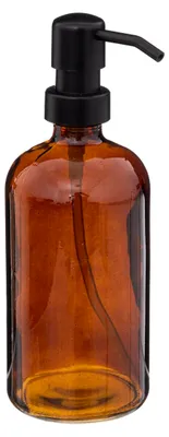 Produktbild von 5five Simply Smart Seifenspender, Dosierspender, Glas, Kunststoff, Braun, 450 ml, 174712