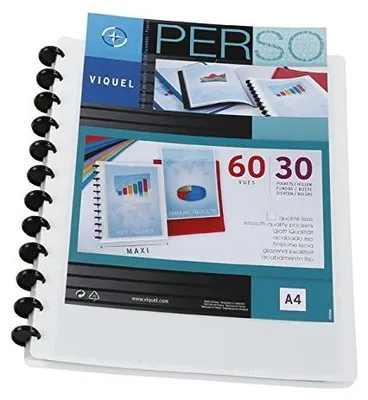 Image de VIQUEL Protège-documents MAXI GEODE opaque couverture adaptable 60 vues