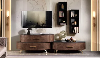 Produktbild von Design Wohnwand Sideboard rtv Lowboard Anrichte 4 tlg.