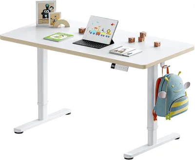 Produktbild von Elektrischer Kinderarbeitsplatz – Schreibtisch zum Sitzen und Stehen – Verstellbarer Schreibtisch – Kindertisch – Lernschreibtisch