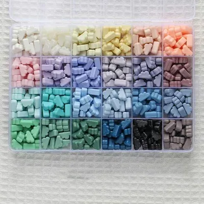 Imagen del producto de Cera para sellos con forma de nube mate, sello vintage con adornos de perlas, ideal para scrapbooking, manualidades, invitaciones de boda (2 unidades)