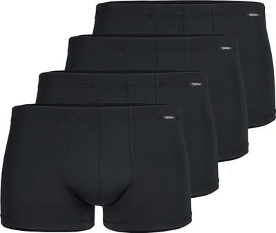 Produktbild von Skiny 4er Pack Basic Hipster Short / Pant Perfekte Passform, Mit kleinem Markenlogo vorne, Im praktischen Mehrfachpack erhältlich