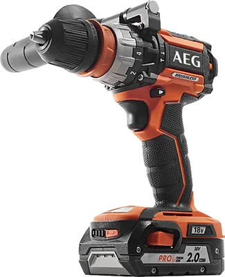 Obrázek produktu pro AEG BSB 18CBL-0, Vrtačka s pistolovým držadlem, Bezkartáčový, Černá, Oranžová, 1,3 cm, 2100 ot/min, 4,5 cm