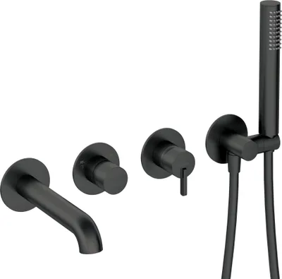 Produktbild von 4-hole concealed bathtub mixer