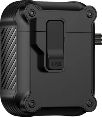 Produktbild von Mobigear Armor Clip  Apple AirPods 1 Hardcase Hülle - Schwarz