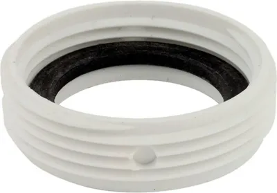 Zdjęcie produktu dla KIRCHHOFF KS Pierścień redukcyjny, 1 1/2 "AGx1 1/4 "IG, do syfonu Biały