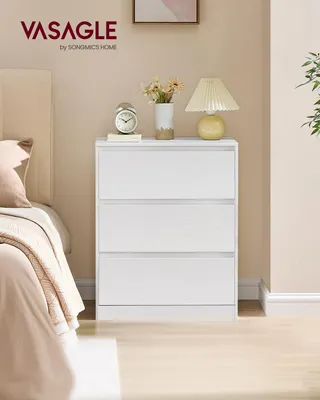 Obrázek produktu pro VASAGLE Komoda se 3 zásuvkami, komoda, skříň se zásuvkami, komoda na prádlo, do ložnice, 40 x 60 x 75 cm