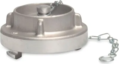 Produktbild von Storz Blindkupplung Endkappe mit Kette - Aluminium Typ 100