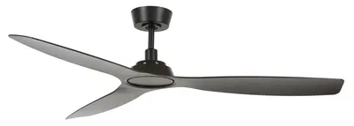 Zdjęcie produktu dla Energooszczędny wentylator sufitowy z pilotem zdalnego sterowania Moto Black 132 cm
