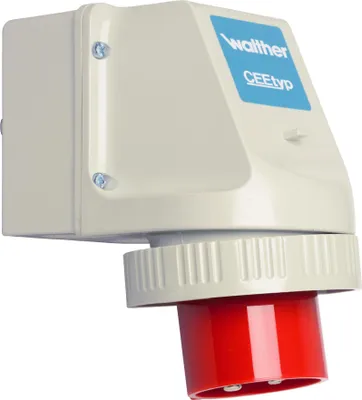 Produktbild von WALTHER-WERKE Wandgerätestecker 32A 4P 400V 6h IP67