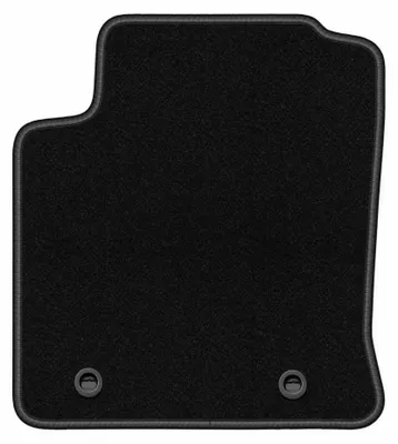 Obrázok produktu pre Velúrový koberec vodiča pre: Ford Focus MK1 FL 2001-2004 (hatchback/sedan/kombi) – 1 ks, čierny, na mieru – Wielganizator BASIC