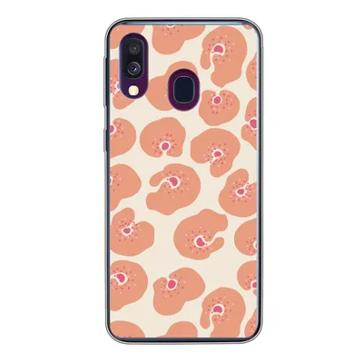 Produktbild von MuchoWow® Handyhülle Schutzhülle Hülle für Samsung Galaxy A40 Blume - Muster - Abstrakt Silikon Softcase Handy Hülle - Handy-Tasche