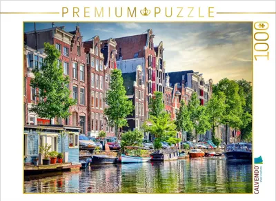 Produktbild von CALVENDO Puzzle Niederlande, Amsterdam | 1000 Teile Lege-Größe 64x48cm Foto-Puzzle für glückliche Stunden