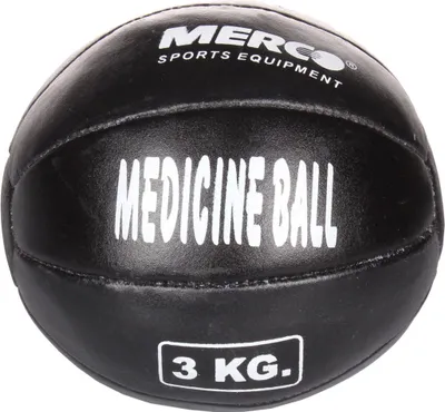 Produktbild von Schwarzer Leder-Medizinball, 3 kg