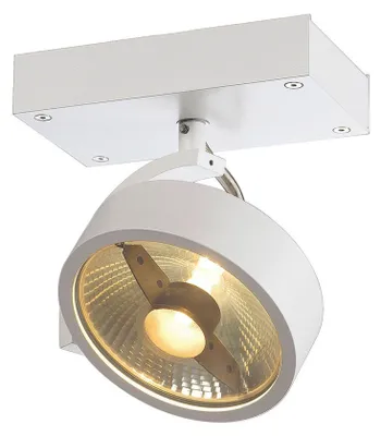 Produktbild von SLV 147301 KALU 1 QPAR Deckenleuchte mattweiss ES111 max. 75W