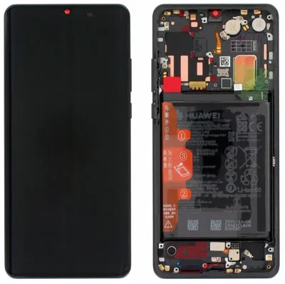 Zdjęcie produktu dla 100% ORYGINALNY WYŚWIETLACZ SERVICE PACK + BATERIA HUAWEI P30 Pro CZARNY