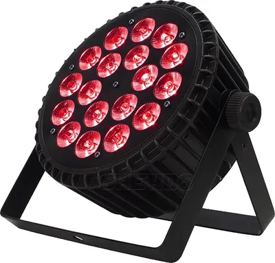 Produktbild von LED Bühnenbeleuchtung, 18x12W Quad-Farbe, 18x18W RGBWA + UV, Aluminium Par 18x12W, EU -Stecker