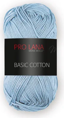 Produktbild von Pro Lana Basic Baumwolle 50g 56 himmelblau