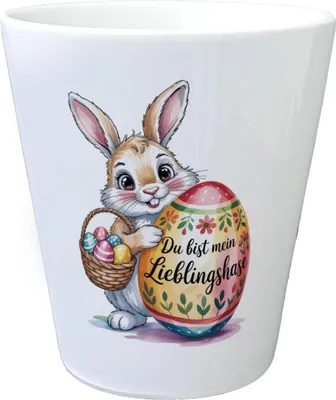 Produktbild von Osterhase Du bist mein Lieblingshase Blumentopf