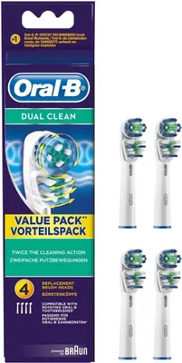 Produktbild von Braun Oral-B EB 417-4 Dual Clean Aufsteckbürsten 4er-Pack