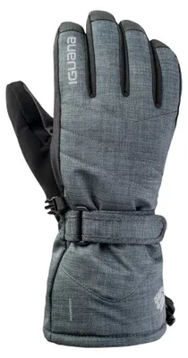 Produktbild von Iguana - Herren Logo - Skihandschuhe "Axel" IG1847 (S-M) (Dunkelgraue Melange/Schwarz)
