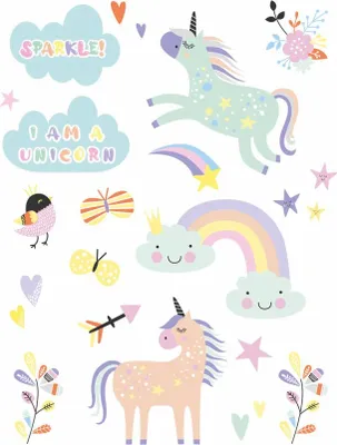 Produktbild von Glady Unicorn Tattoos