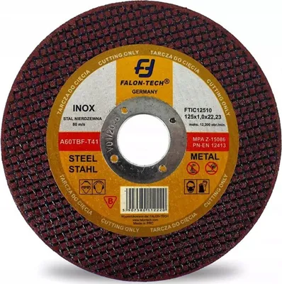 Obrázok produktu pre Rezací kotúč Falon-Tech Inox 125 mm x 0,8 mm