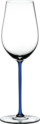 Produktbild von RIEDEL 4900/15D FATTO A MANO Riesling / Zinfandel Weinglas - Stiel DUNKELBLAU