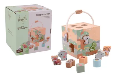 Produktbild von Joueco Wildies Family Formsortierer aus Holz