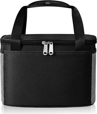 Produktbild von Famanu Kühltasche Picknicktasche - Isolierte Lunch Tasche - 12L - Große Kapazität - Schwarz