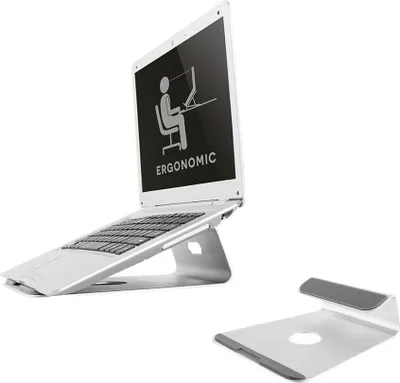 Zdjęcie produktu dla Neomounts NSLS025, Podstawka na notebooka, Srebrny, Aluminium, 25,4 cm (10"), 43,2 cm (17"), 5 kg
