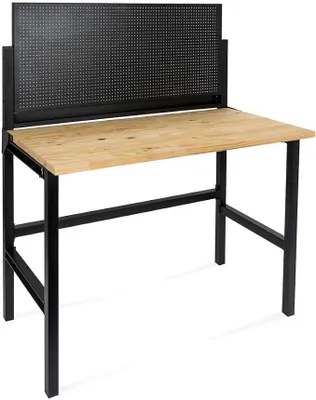 Imagen del producto de Banco de trabajo plegable Silecomplaza con panel posterior perforado | 121,5 x 142 x 64,6 cm | 150 kg