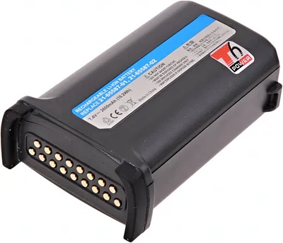 Zdjęcie produktu dla T6 Power bateria do skanera kodów kreskowych Symbol, numer części 82-111734-02, Li-Ion, 7,4 V, 2600 mAh (19,2 Wh), czarny