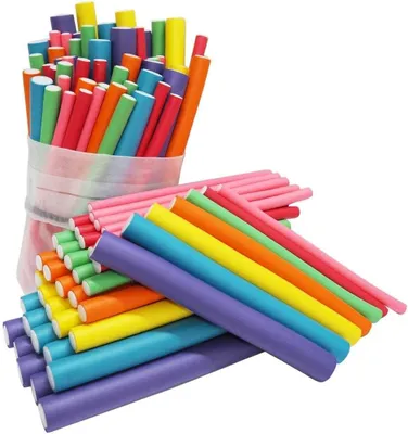 Obrázok produktu pre Iná kadernícka pomôcka Papillot Curlers, 42 kusov, pre prirodzené kučery, vhodné pre všetky typy vlasov, bez