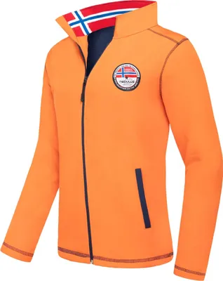 Zdjęcie produktu dla Męska kurtka softshell PUKA Nebulus, ciepła kurtka outdoorowa, praktyczna i wszechstronna kurtka przejściowa, P5540 - Mężczyźni, pomarańczowo-granatowy, XL