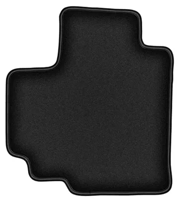 Image de Tapis conducteur en moquette pour Suzuki Celerio 2014- (à hayon) – 1 pièce, noir, sur mesure – Wielganizator DURBAN