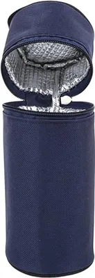Produktbild von Babyflaschen Isoliertasche, Babyflasche Tasche, Isoliertasche für Babyflasche, Babyflaschen Thermotaschen, Babymilchflaschenwärmer, tragbare Babyflaschentasche, für Kinderwagen, Reisen im Freien, Marineblau,