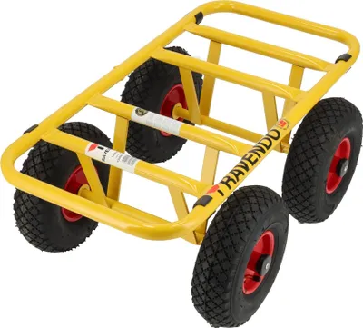 Produktbild von RAVENDO Plattenwagen Karre Lasten Transporthilfe Schwerlast Wagen 300kg Luftrad