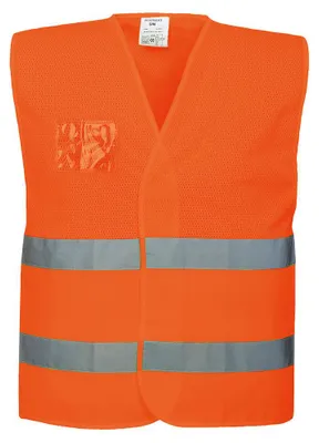 Produktbild von Portwest C494 Warnschutz-Netz Weste Orange Gr. S/M
